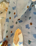 童泰嬰兒連體衣秋冬寶寶衣服家居內(nèi)衣偏開長袖夾棉哈衣爬服 藍(lán)色 80cm 曬單實拍圖