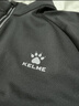 卡爾美（KELME）長(cháng)袖T恤男跑步速干衣半拉鏈輕薄訓練棉感運動(dòng)上衣 瑪瑙黑 L  曬單實(shí)拍圖