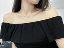 舒弗碎銀子珍珠項鏈女爆閃鎖骨鏈簡(jiǎn)約氣質(zhì)極細銀片項鏈520禮物送女友 珍珠碎銀子項鏈 曬單實(shí)拍圖