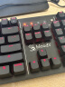 双飞燕（A4TECH）B975轻音版 血手幽灵机械键盘有线三代茶光轴电竞游戏办公笔记本台式电脑RGB背光键盘 黑色 实拍图