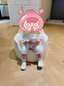 ZRYZ兒童沙發(fā)寶寶嬰幼兒卡通可愛(ài)小沙發(fā)幼兒園閱讀角靠背學(xué)坐小椅子 大號米色兔子（1-12歲） 海綿 曬單實(shí)拍圖