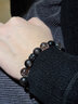 古西GUXI【將夜】銀黑曜石手鏈男高級感黑發(fā)晶手串珠水晶飾品生日禮物 S碼 推薦手圍15-16cm 曬單實(shí)拍圖