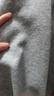 初語(yǔ)衛衣女2025秋季新款棉質(zhì)貓咪刺繡領(lǐng)帶連帽學(xué)院風(fēng)小個(gè)子上衣 花灰色預售10-21 S 曬單實(shí)拍圖