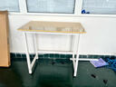 舒客藝家 電腦桌臺式小戶(hù)型小桌子家用學(xué)習桌寫(xiě)字辦公書(shū)桌電競長(cháng)條桌子 木紋白架單桌80*50*74 加固電腦桌 曬單實(shí)拍圖