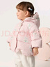 巴拉巴拉嬰兒羽絨服男童冬季女童短款外套花朵造型2024甜美萌208424107233 曬單實(shí)拍圖
