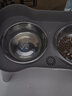 SUPERDESIGN休普狗碗金毛餐桌狗食盆中大型犬護(hù)頸狗飯盆支架狗狗吃飯喝水桌子 防漏食桌子雙碗【L碼】 曬單實(shí)拍圖