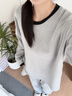 貝逸芙德絨睡衣女款春秋季長(cháng)袖長(cháng)褲寬松兩件套加絨可外穿家居服冬天薄絨 WX77165#德絨庫洛米-灰色 M 曬單實(shí)拍圖