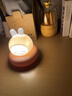 稆穹小夜燈嬰兒喂奶護眼月子專(zhuān)用充電臥室睡眠燈兒童床頭臺燈柔光伴睡 美美兔【贈type-c充電線(xiàn)】 三檔亮度/舒適柔光/親膚搪膠 曬單實(shí)拍圖