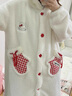 果殼（Gukoo）睡袍冬季HelloKitty聯(lián)名新款毛絨保暖女士家居服睡袍D HelloKitty睡袍 M 曬單實(shí)拍圖