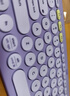 羅技（Logitech）時(shí)尚系列K380藍牙鍵盤(pán) 無(wú)線(xiàn)鍵盤(pán)Mac筆記本平板IPAD電腦靜音鍵盤(pán)安卓手機多設備超薄家用巧克力按鍵 星暮紫 曬單實(shí)拍圖