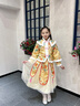 漢服女童冬裝拜年服加絨加厚兒童2025新款中國風(fēng)連衣裙唐裝襦裙冬 068香檳色加厚【送流蘇】 140 【建議46-55斤】 曬單實(shí)拍圖