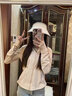 雅鹿修身顯瘦防曬衣女2025夏季新款冰絲涼感時尚小蠻腰防曬服女 藍灰色 L 【推薦105-115斤】 曬單實拍圖