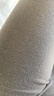 南極人含羊毛蠶絲女士秋褲女保暖褲無(wú)痕德絨薄款修身打底線(xiàn)褲黑色XL 曬單實(shí)拍圖