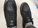 意爾康王子溫州真皮皮鞋男男鞋2025男士真皮運動(dòng)休閑皮鞋透氣駕車(chē)鞋男 gx6623新款黑色 43 曬單實(shí)拍圖