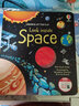 Usborne出品 看里面系列 太空 Look inside Space 英文原版繪本 低幼版 揭秘太空3 -6歲 紙板立體翻翻書(shū) 曬單實(shí)拍圖
