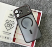 爵士駝適用蘋果17promax手機殼iPhone17pro新款磁吸Magsafe鏡頭全包防摔保護套膚感磨砂抗指紋男女款高級 【磨砂黑】超強磁吸丨原機拍照按鍵 蘋果17ProMax 曬單實拍圖