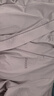 嫚熙（EMXEE）【新品】秋冬哺乳衣外出純棉孕婦自帶胸墊睡衣月子服產(chǎn)后家居服 【可拆卸杯墊】柔紫色 L 曬單實(shí)拍圖