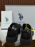 U.S. POLO ASSN.保羅男鞋休閑皮鞋英倫風(fēng)男士商務(wù)正裝鞋黑色系帶鞋子男 曬單實(shí)拍圖