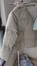 森馬（Semir）羽絨服女肌理條紋學(xué)院風(fēng)2025冬立領(lǐng)寬松插肩袖面包服109725113020 曬單實(shí)拍圖