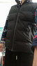 唐號(hào)  衣服  馬甲男立領(lǐng)純色無(wú)袖馬甲男士秋冬馬甲防風(fēng)保暖休閑外套坎肩潮流棉服背心 黑色 L 曬單實(shí)拍圖