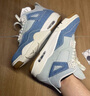 耐克（NIKE）喬丹男女同款AJ4水洗丹寧復刻運動(dòng)鞋休閑鞋 IB6716-100 41 曬單實(shí)拍圖