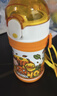 膳魔師（THERMOS）兒童水杯316l不銹鋼保溫杯寶寶水杯小學(xué)生吸管杯耐磨防摔可斜跨 黃恐龍 320ml（帶恐龍蛋+杯繩） 曬單實(shí)拍圖