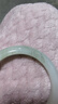 中國(guó)黃金（CHINA GOLD）玉手鐲女款天山翠玉鐲女飄花金絲玉鐲送女朋友送老婆生日禮物 #56-#58_附檢測(cè)證書 曬單實(shí)拍圖