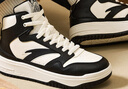 安踏街頑3丨高幫黑白板鞋男2025秋季熊貓色潮流滑板鞋運動(dòng)鞋 曬單實(shí)拍圖