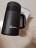 天喜（TIANXI） 316不銹鋼男辦公大容量顯溫智能保溫杯 500ml帶把水杯茶杯 520ml黑色-智能顯溫蓋（316不銹鋼內底） 520ml 曬單實(shí)拍圖