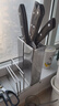 NITORI宜得利家居 廚房臺面刀具收納架菜板置物架收納一體式砧板菜刀架 不銹鋼 曬單實(shí)拍圖