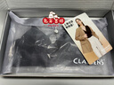 Claesen's內(nèi)衣女夏無鋼圈薄款法式小胸平胸舒適棉文胸aa杯少女不空杯三角杯 典雅黑 S (適合70AA/70A/70B/70C) 曬單實(shí)拍圖