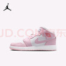 Jordan耐克AJ大童鞋男女童高幫籃球鞋NIKE AJ1兒童運動(dòng)板鞋  DQ8423-608 曬單實(shí)拍圖