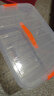 萬迪諾收納箱 塑料箱帶提手 工具雜物整理箱 帶蓋儲(chǔ)物箱 透明加大號(hào)40L：46*32*26cm 曬單實(shí)拍圖