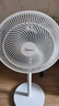 美的（Midea）電風(fēng)扇家用7葉落地扇搖頭電風(fēng)扇循臥室宿舍輕音風(fēng)扇臺式桌面小型風(fēng)扇臺地兩用升級款 白色丨7葉臺地兩用 曬單實拍圖