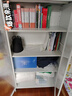 帥仕（shuaishi）家用鋼制書架圖書館書柜落地置物架學生客廳臥室儲物架多層收納架 【白6層100長44寬】層高可調(diào) 曬單實拍圖