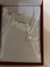 滴水成珠淡水珍珠項鏈925銀笑臉型7連珠9連珠雙珠路路通吊墜 5-6+7-8mm白色珍珠雙珠白色鏈 曬單實拍圖