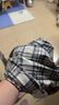 森馬（Semir）[商場(chǎng)同款]長(cháng)袖襯衫女中長(cháng)款oversize春2025格紋上衣101125105007 曬單實(shí)拍圖