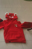 暇步士（Hush Puppies）【新年系列】童裝兒童男女小童冬季舒適可愛(ài)小童喜慶吉祥套裝 珊瑚紅 130cm 曬單實(shí)拍圖