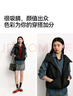 森馬（Semir）羽絨馬甲女冬季90絨子防潑水連帽純色2025簡(jiǎn)約風(fēng)疊穿109725103002 曬單實(shí)拍圖