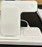 GY蘋果三合一無線充電器折疊快充支架適用iphone16/15promax/14plus/13/12/11/xr/8手機iwatch10手表 白色適用蘋果apple全家桶+快充頭 曬單實拍圖