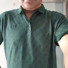 詩(shī)木槿潮牌翻領(lǐng)polo衫短袖夏季潮流個(gè)性印花刺繡休閑上衣男裝SMJ64Z 綠色 4XL 曬單實(shí)拍圖