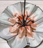 蕉下（beneunder）防紫外线晴雨伞三折双层黑胶防晒伞绯月山茶 实拍图