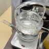 FUNORK全自动上水电热烧水壶玻璃烧水器茶台专用一体茶桌茶几保温泡茶具抽水电茶炉 底部上水 - 带恒温（提梁壶） 1L 实拍图