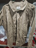 馬登工裝美式復古重磅夾克男巴黎扣vintage翻領(lǐng)男士外套春秋薄款 咖啡色 【寬松/休閑風(fēng)/衣服男裝】 XL 曬單實(shí)拍圖