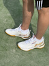 李寧羽毛球鞋刀鋒MAX男女同款減震回彈羽毛球專業(yè)比賽運動鞋碳板加持 刀鋒MAX 標準白 AYAU003-1 42 曬單實拍圖
