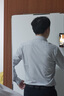FULL MONTY【莫代爾免燙】男士商務(wù)襯衫彈力長(cháng)袖襯衫西服襯衣 淺灰色2943 40 曬單實(shí)拍圖