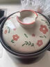 蘇泊爾（SUPOR）砂鍋煲家用燃氣煲仔飯耐高溫干燒不易裂陶瓷鍋煲湯鍋小砂鍋 【山茶花款】烹飪菜類(lèi)肉類(lèi)【 2L 曬單實(shí)拍圖