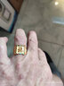 碧霓 999.9黃金戒指男 男士福氣  足金指圈大氣可調(diào)活口戒 軟金工藝戒 足金999.9 約3.9克 曬單實(shí)拍圖