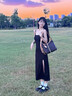 香港真皮老花托特包女2024新款秋季感大容量通勤單肩腋下大包 杏色 專(zhuān)柜禮盒套裝 曬單實(shí)拍圖