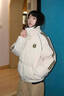 托瑪菲短款羽絨棉服女冬季2025年新款韓系寬松棉衣外套加厚高中學(xué)生棉襖 米白色 S 推薦【80-105斤】 曬單實(shí)拍圖